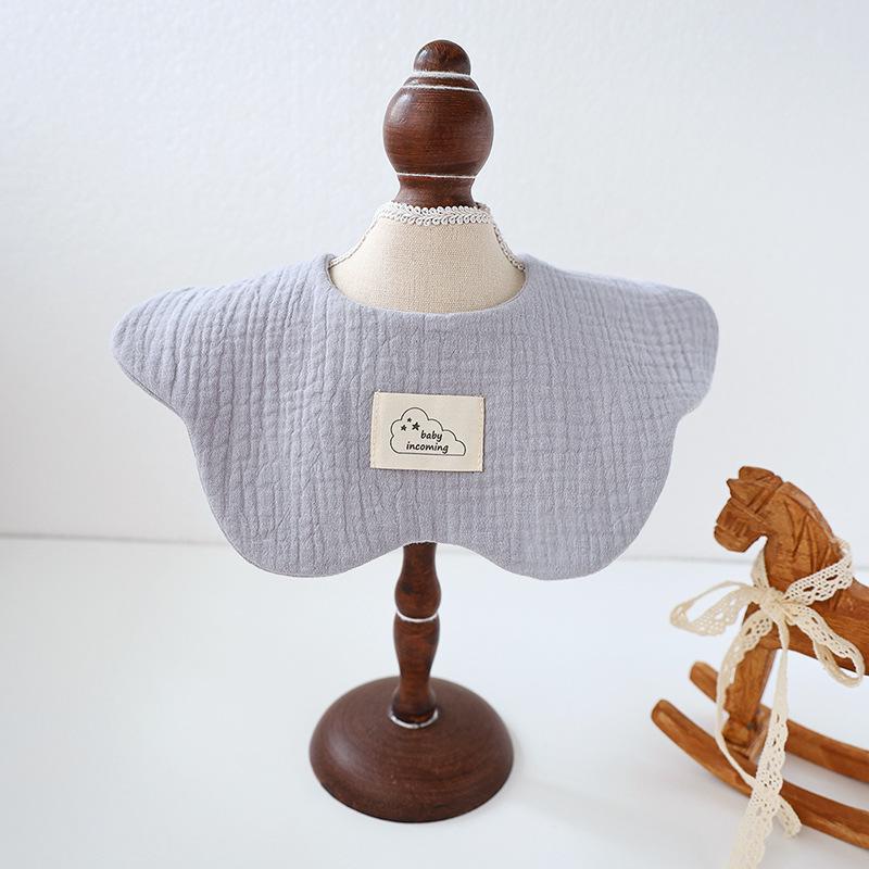 A-Class Petal Newborn Six-Layer Pure Cotton Gauze Bib