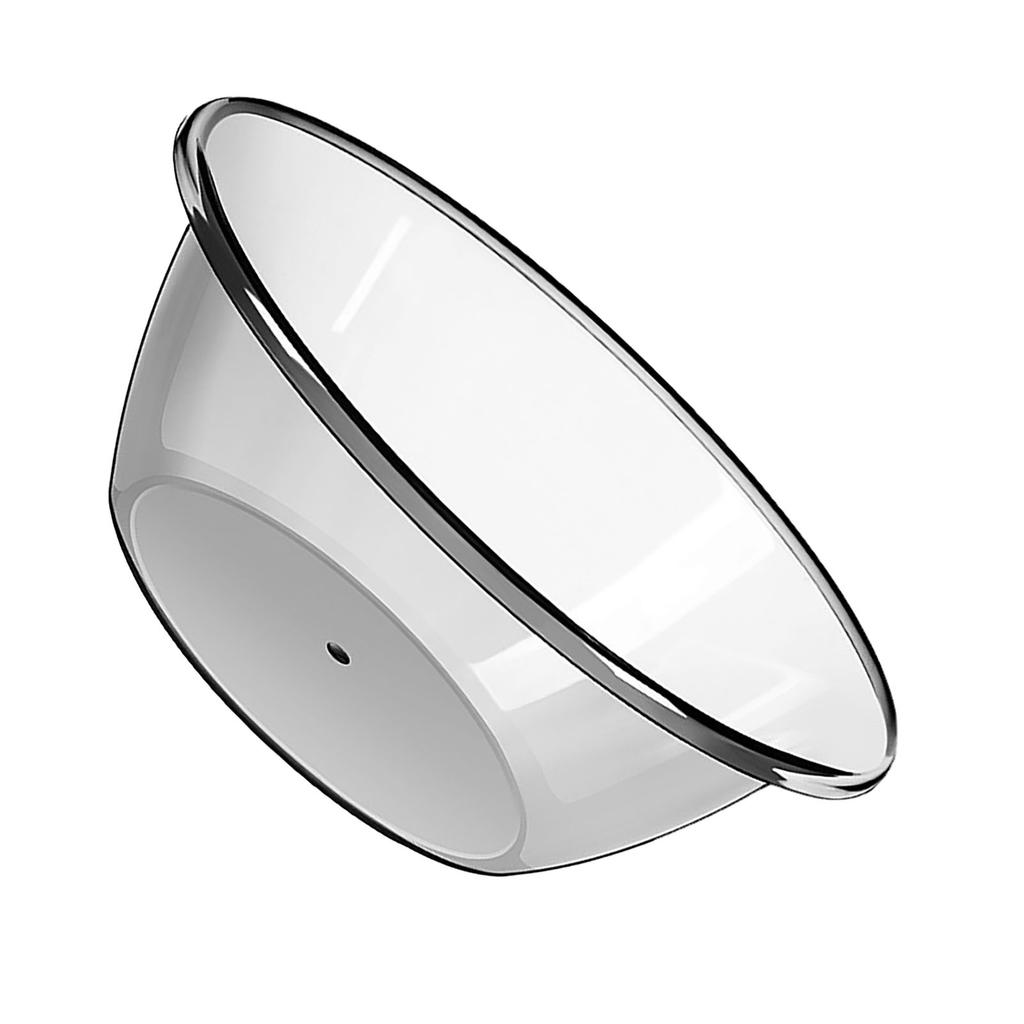 Wash Basin Transparent Round Washing Basin Kids Bath Basin Household Laundry Basin Face Cleansing