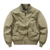 Chaqueta Bomber Delgada para Hombre Primavera y Otoño Casual para Exterior American Tooling Jersey de Béisbol Chaqueta para Hombre Corta