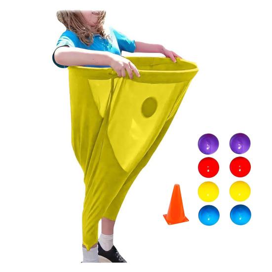 Bestemorbukser Hagespillsett for Voksne Store Bestemorbukser med Sprettball og Markørkegle Utendørs Feltkastespillsett for Lagstafett Familiesammenkomst