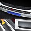 AABIV1 Car Accessories Car Rear Bumper Trunk Scuff Protective Sticker for Kia Sportage 3 Rio K2 Ceed Carnival Picanto Soul EV6 Niro