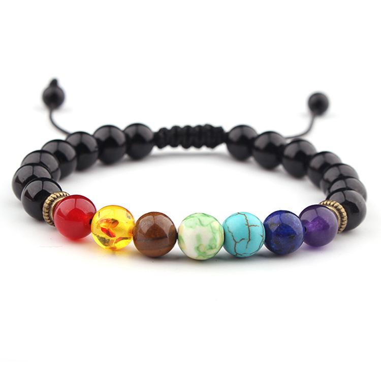 European & American Style Tiger Eye & Volcanic Rock Beaded Wish Bracelet, 10mm, New Design