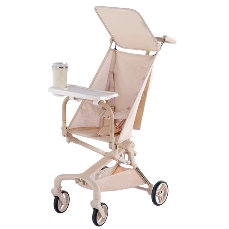 Universal Strollers Feeding Tray ABS Plastic Strollers Cup Holder Food Tray Design Easy To Clean For Active Parents