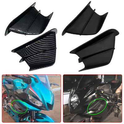 Motorcycle Accessories Winglet Aerodynamic Wing Kit Spoiler Fit for KAWASAKI Ninja H2 H2R Yamaha YZF R3 R25 BWS RS JOG JOE