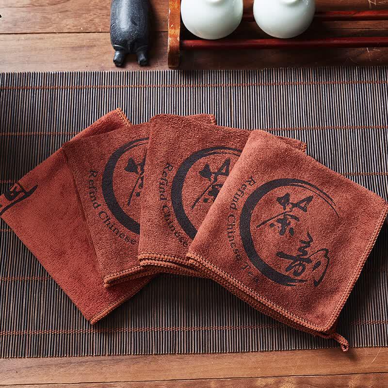 Zen-inspired Cotton Linen Tea Towel