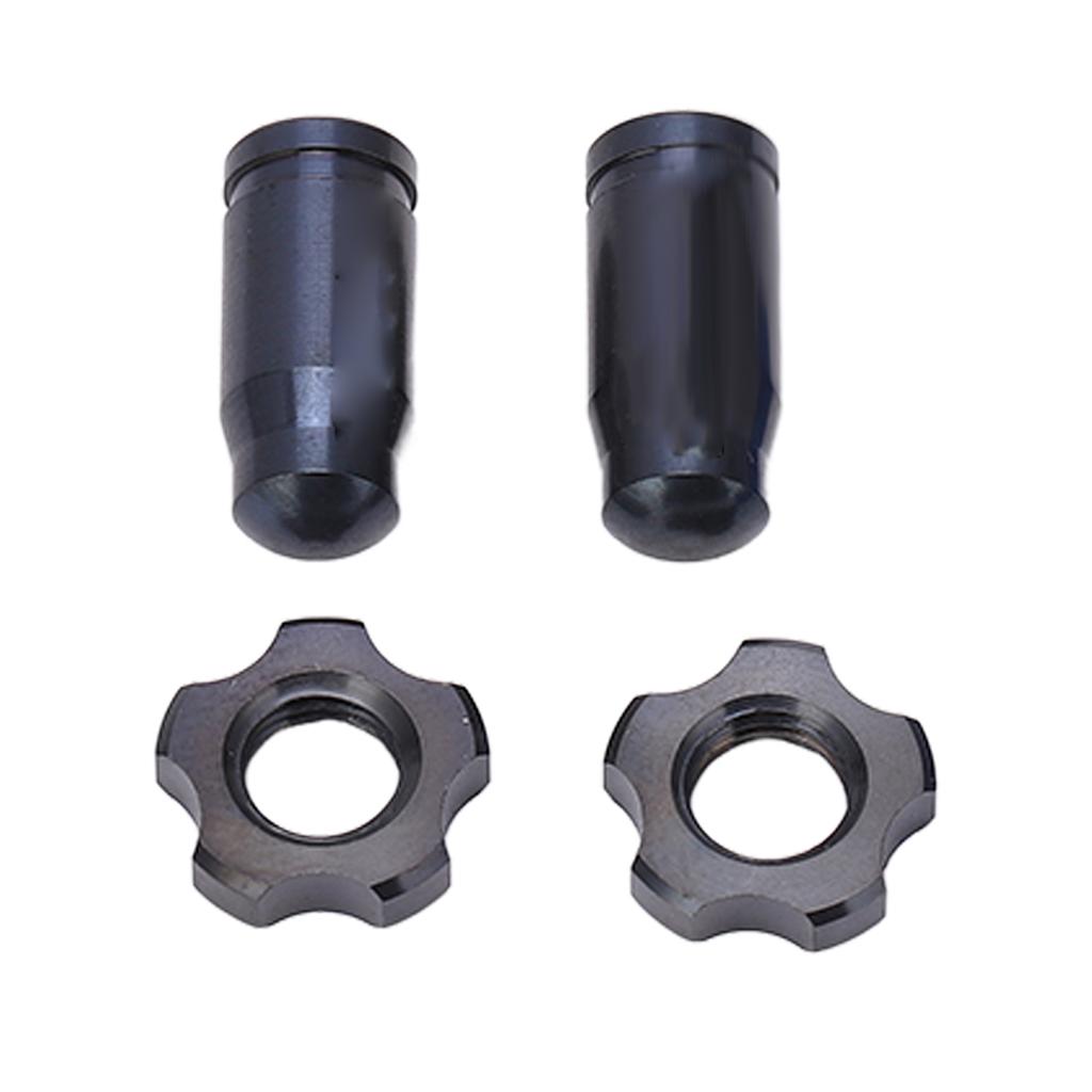   7pcs   Alloy     Valve   Strong Hardness Bike Tire Valve Cover Nut Set