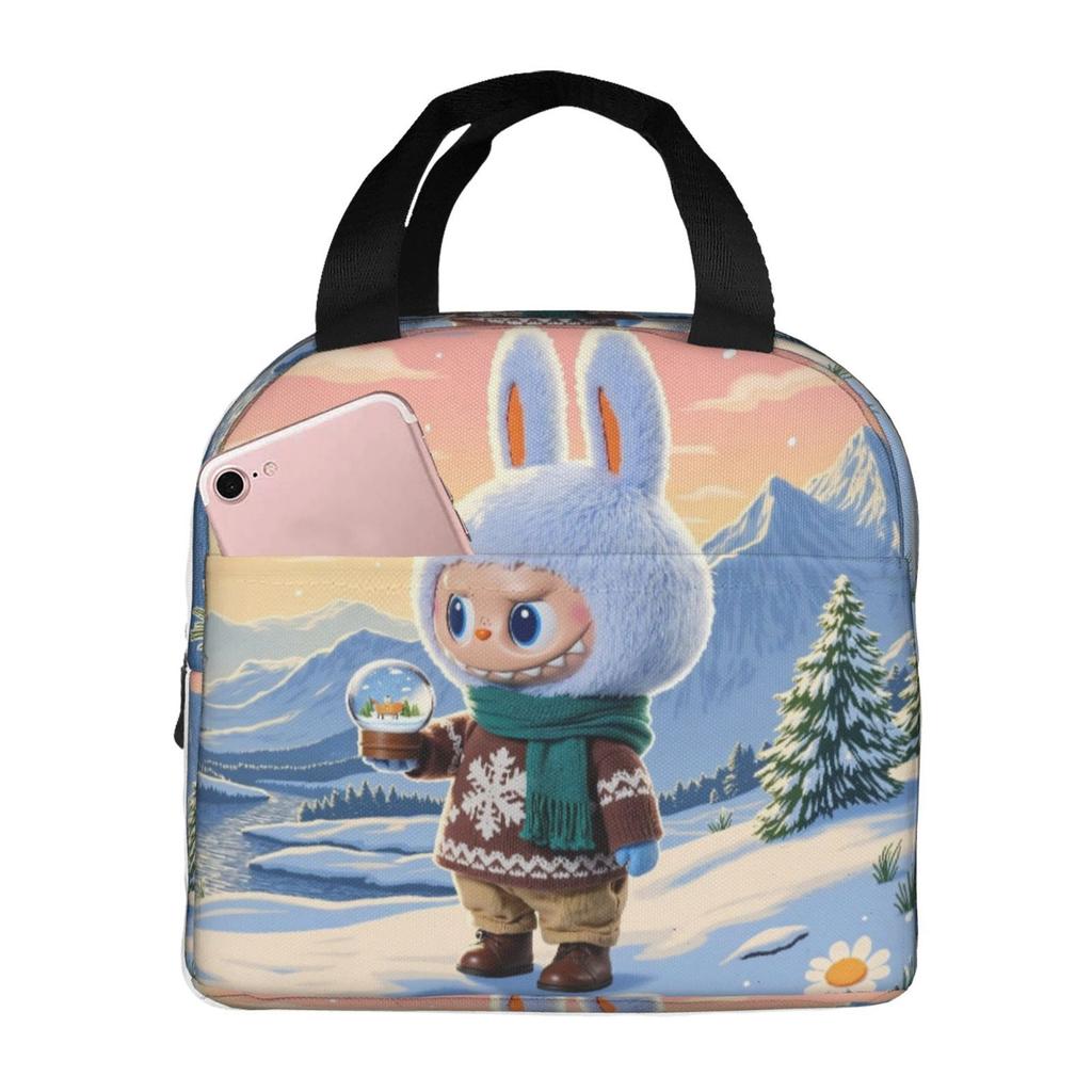 Picnic Bag, Primary And Secondary School Students Lunch Bag, Cartoon Animation Outdoor Portable Lunch Box Bag