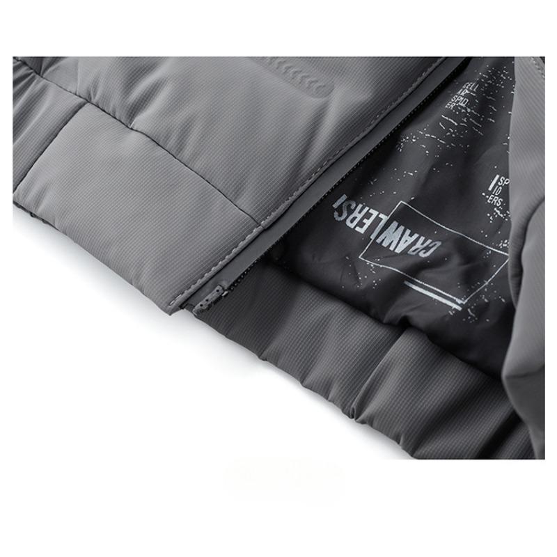 Thin White Duck Down Down Jacket for Young and Middle-aged Men Casual Short Style Winter New Fashion Men's Stand Collar Warm Jacket
