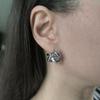 Silver Earrings Without Stones (2192756)