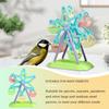 Bird Toys Foraging Wheel Parrot Toy Snacks Feeder Intelligence Growth Bird Supplies Parrot Ferris Wheel Bird Windmill Foraging