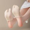 Two-Toed Socks, Invisible Socks, Non-Slip Half-Palm Sandals Socks, Summer Thin Solid-Color Cotton Socks, Children'S Split-Toe Boat Socks, Women