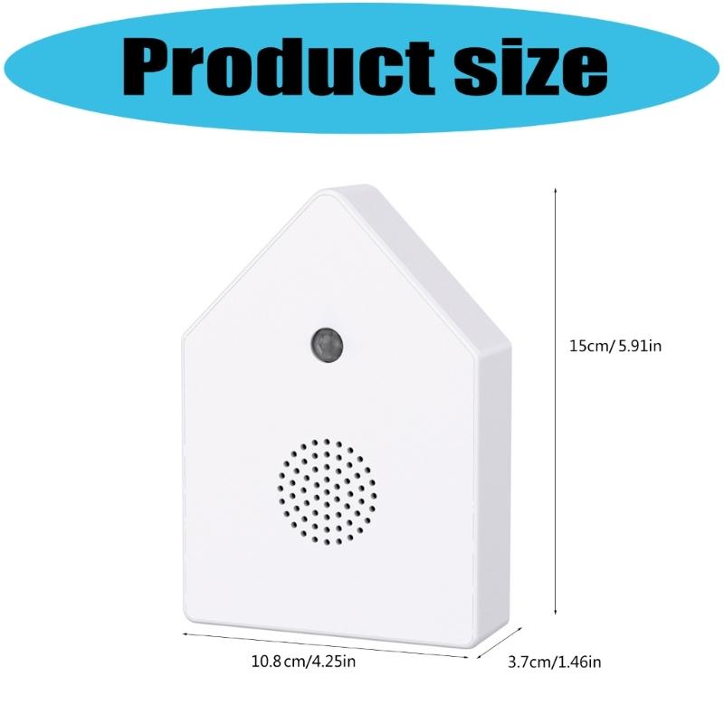 Singing Bird Box,Portable Bird Chirping Box with Motion Sensors Nature Sound Box for Bathroom,Yoga Room Travel Relaxing