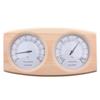 Stanza Sauna 2 in 1 Termometro Igrometro in Legno Misuratore Temperatura Umidità Vapore