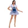 Germany 2025 Oktoberfest costume, Scotland cos beer suit girl plaid dress maid suit