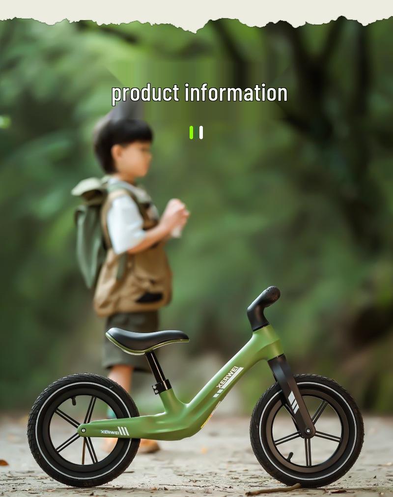 Kids' 12-Inch Balance Bike for Ages 2-7