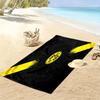 Lebendiges BVB-Logo-Design Strandtuch Strand Outdoor-Camping Schnelltrocknendes Badetuch Outdoor-Pooltuch Schwimmen Mode-Druck Strand