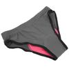 Women Cycling Underwear 3D Padded Bike Shorts Underwear Lightweight Quick Drying Women Bicycle Briefs Dark Grey XL