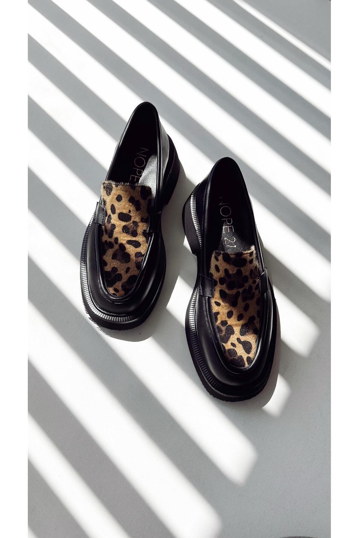 

Women s Fashion Wedge Heeled Ballerina Moscow Leopard Pattern Shoes 36