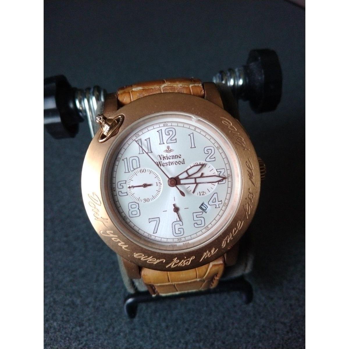 Used Vivienne WestwoodAlmost Very Rare Gold Top List WatchThere is a slight explanation