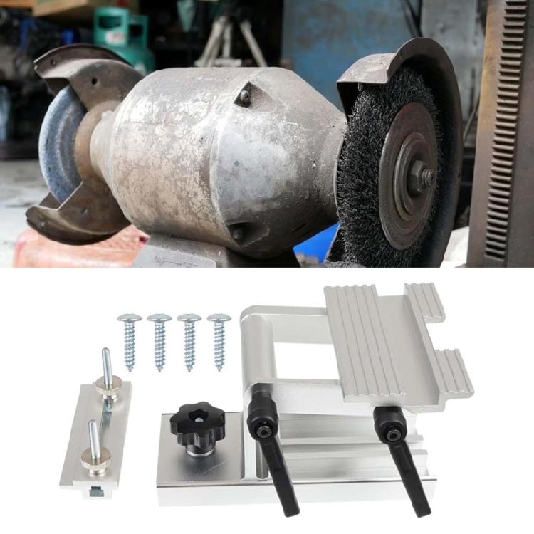 Benches Grinder Tool Rest Adjustable Replacement Tool Rest Sharpening Jig for 6 8inch Benches Grinderwith Flat Miter Slide