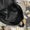 Japanese Style Denim Backpack Street Style Solid Crossbody Bag Portable Vintage Handbag  Travel