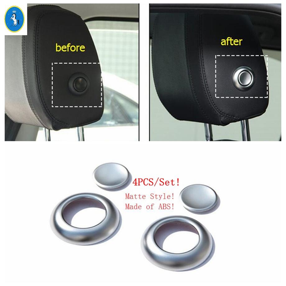 Matte Car Trunk Hook / Water Cup Holder / Window Lift  Decor Panel Cover Trim ABS Accessories For Jaguar F-Pace X761 2017 -