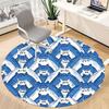 1pc Cat Kaleidoscope Office Round Area Rug, Indoor Mat Suitable For Office, Under Office Chairs Bedroom Living Room Home Decor, Room Deco
