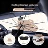 Cute Little Bear Retractable Car Sunshade Visor