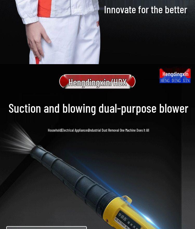 High-Power Industrial Hair and Dust Blower: Adjustable-Speed Handheld for Home and Car Use