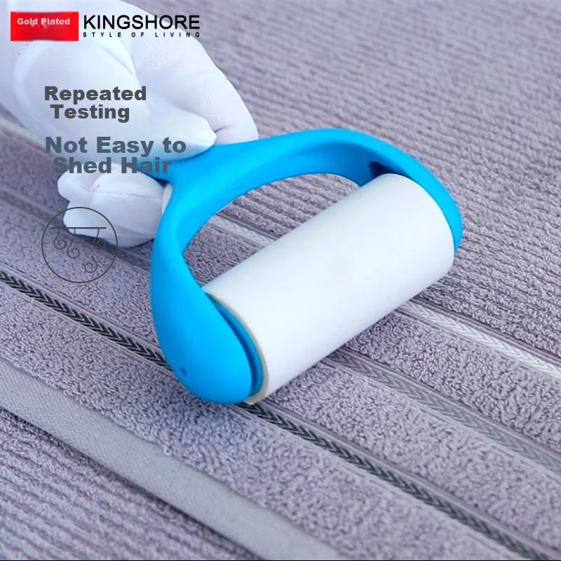 KING SHORE Bath Towel, Class A Pure Cotton, Extra Large And Thick, for Adults, Soft, Absorbent, Skin-Friendly, 140*72cm, 445g, Gray