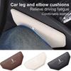 Leather Car Knee Pad Elbow Pillow Leg Cushion Hand Support Accessories For Lincoln MKZ MKX Aviator Navigator Continental Corsair UU222