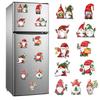 Christmas Car Refrigerator Decorations Reflective  Santa Deer Magnet Ornaments Xmas New Year Holiday Home Decor