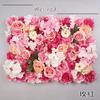 Artificial Flower Flower Wall Three-dimensional Background Wall Wedding Decoration Rose Silk Cloth Modern Home Decoration Part