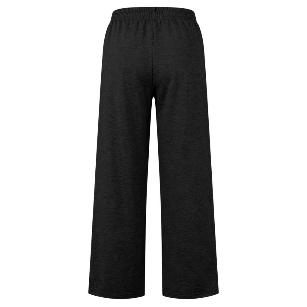 Kids High Waist Wide Leg Yoga Pants Color Athletic Sweatpants for Boys and Girls