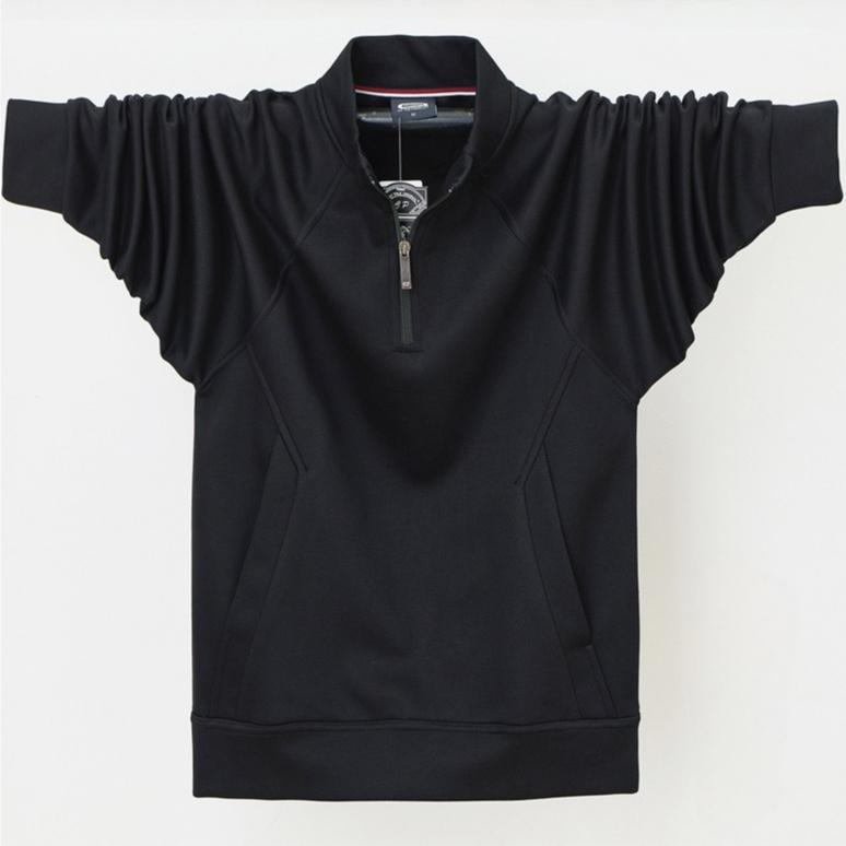 Men's Polo Shirts Long Sleeve Sweatshirt Pullover Quarter Zipper Up Stand Collar Fall Casual Sweat Shirts Turtleneck Pullover Mock Neck Tops for Men