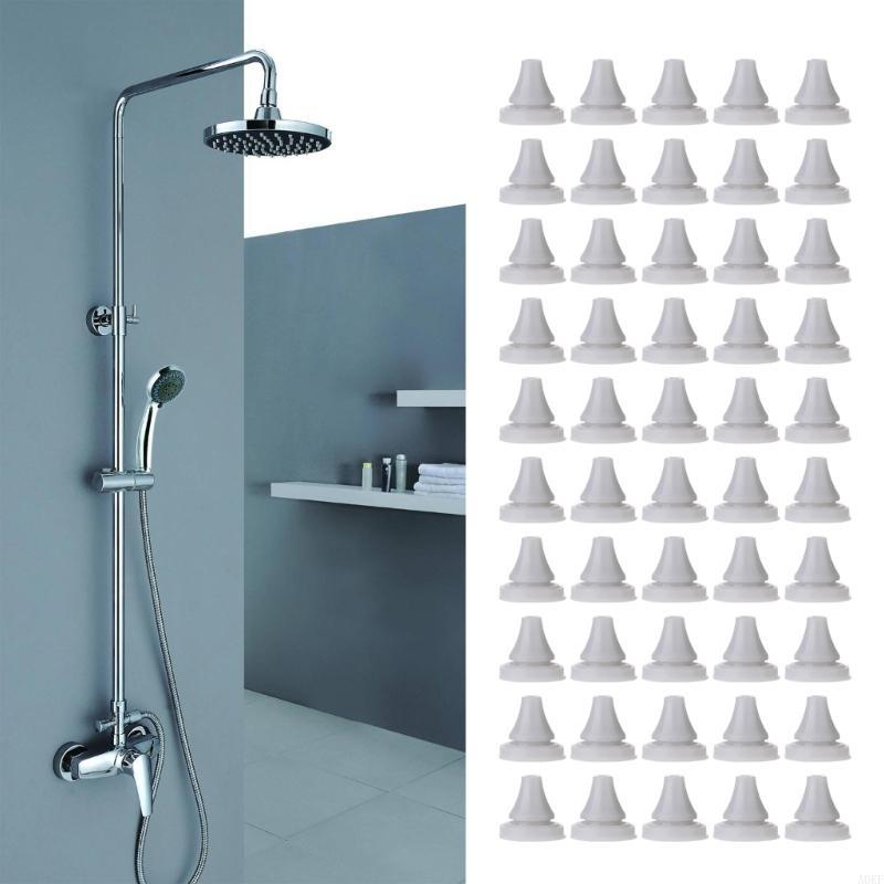 50Pcs Shower Head Silicone Nozzles Replacement Silicone Water Sprays Nozzles Bathroom Shower Head Accessories Enduring A0KF