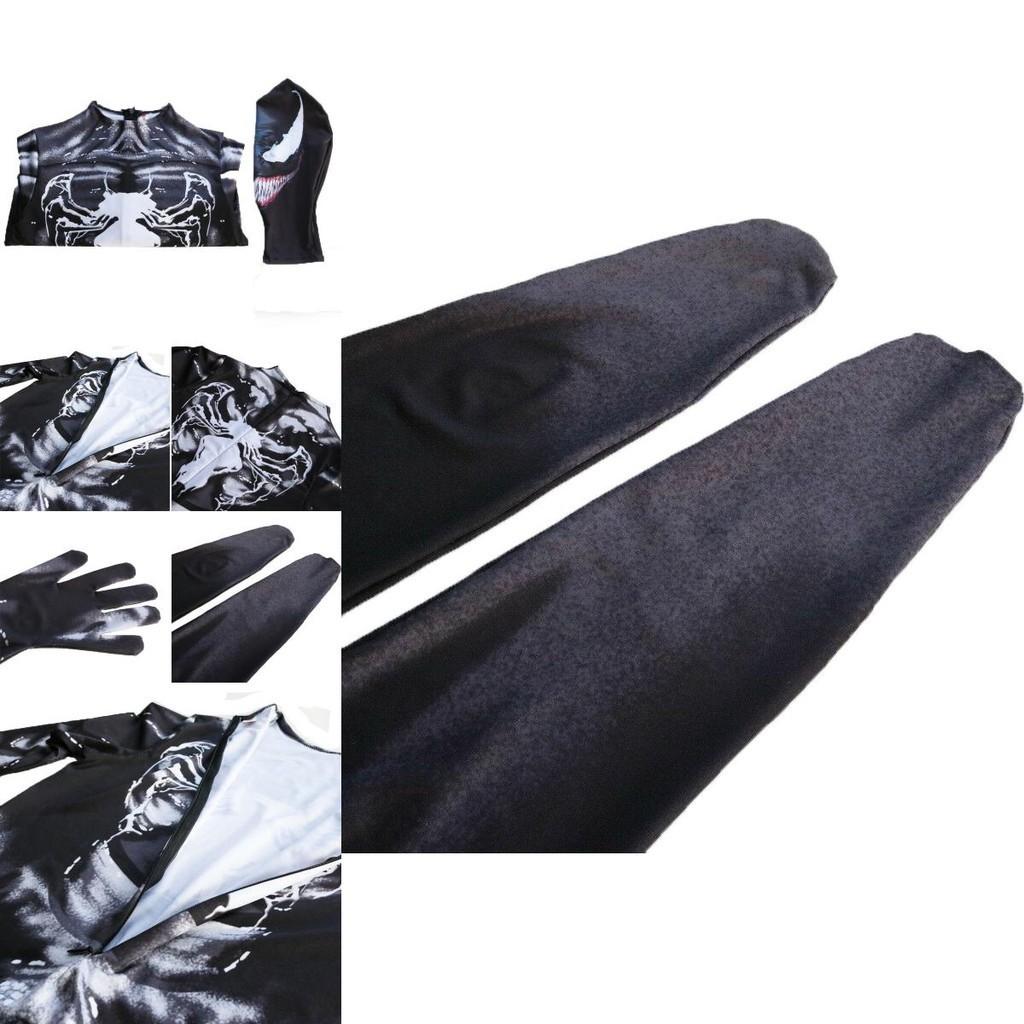 Venom Spider-man Cosplay Costume Jumpsuit With Exquisite Design And Breathable Fabric For Kids And Adults