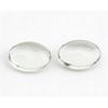 Clear Round Glass Cabochons Smooth Flat Backs For Resin Jewelry Accessories