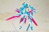 Asra Ninja Aoi 1/1 Scale Plastic Model Kit, 140mm Height, Mecha Series
