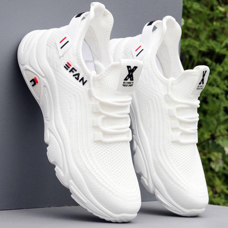 Summer fly-woven sports shoes breathable casual shoes new mesh running shoes light shoes 39