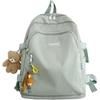 Girls Fashion Large Capacity Backpack Student Notebook Bag With Cute Pendant (green) - DD01