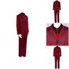 Onepiece'ten Sanji Kırmızı Takım Cosplay Kostümü