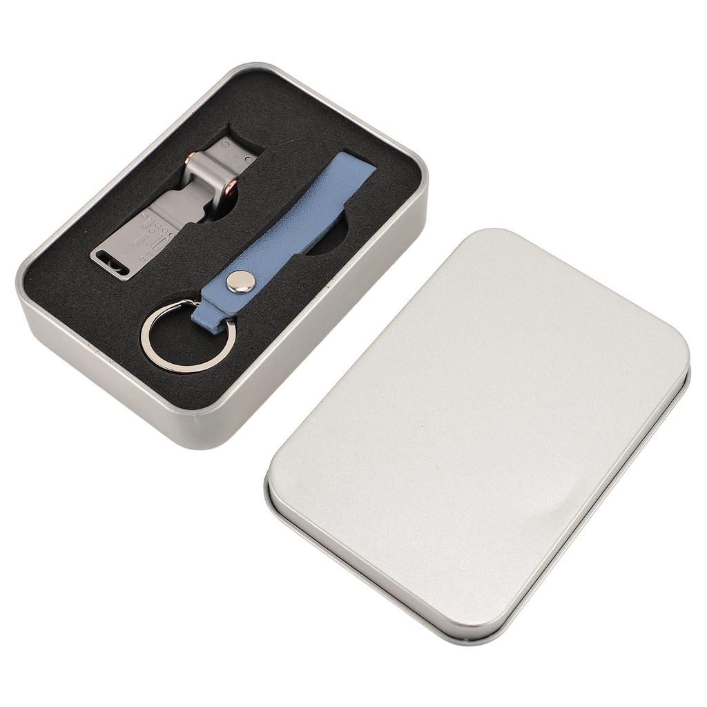 Portable Nail Clipper with Keychain Large Open Stainless Steel Nail Clipper for Fingernail Toenails