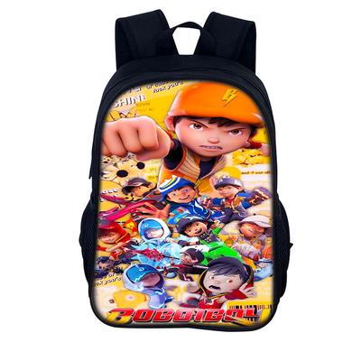 Boboiboy Printed Student Schoolbag, Element Hero ****** Surrounding 16-Inch Children'S Backpack