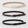 BT8037 Arc Window Leather Belt 18mm 3 Colors