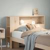 VidaXL Headboard with Storage 100 Cm Solid Pine Wood, Wooden Headboard, Headboard with Storage, Headboard 855639