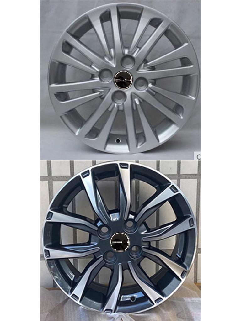 Upgrade 15-inch BYD Seagull iron rims to aluminum alloy rims.