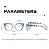 Ultra-light Computer Glasses Transparent Optical Eyewear Myopia Glasses Frame  for Women Girls