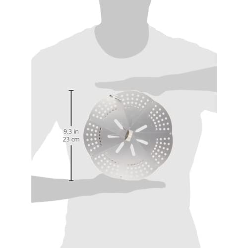 Shimomura Kogyo Japanese-made One-Size-Fits-All-Purpose Steamer FM-01, Made In Tsubame-Sanjo, Niigata, Silver