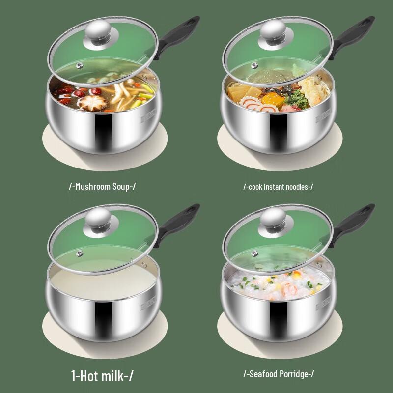 Bernice 16cm Stainless Steel Milk & Baby Food Pot